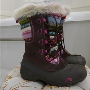 North Face girls snow boots